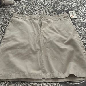 Ladies Calvin Klein jeans khaki skirt